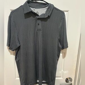 NWT black and white diamond Under Armour Golf polo!